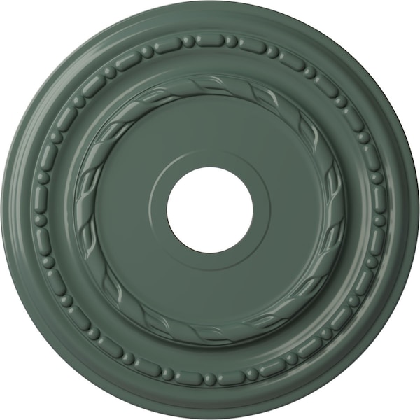 Ekena Millwork Dublin Ceiling Medallion (Fits Canopies up to 5 1/8"), 17 7/8"OD x 3 5/8"ID x 1 1/4"P, Cloud Burst CM17DUCBF - main